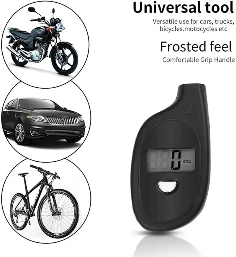 Digital Tire Pressure Gauge – LCD Display Tire Pressure Tester with Safety Alarm