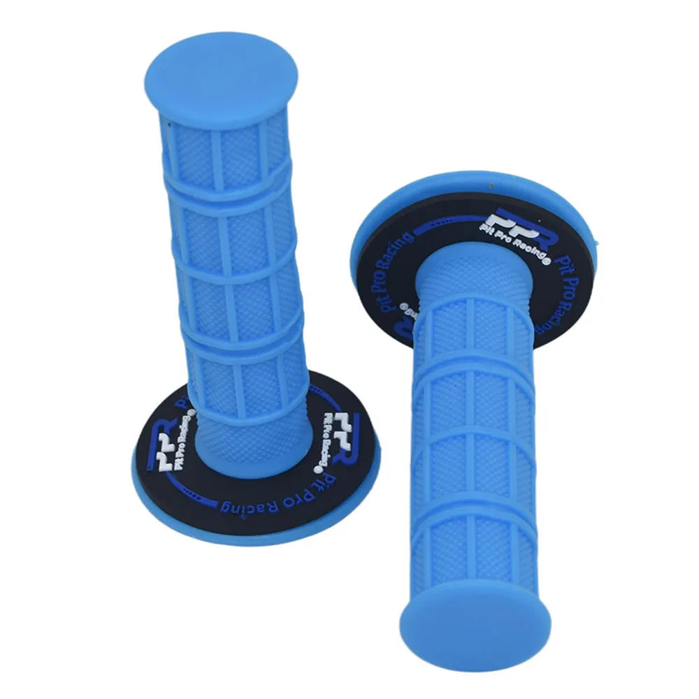 Pit Pro Racing Dirt Bike Handlebar Grips Colourful Soft Rubber Left 22mm Right 24mm Universal Anti-Slip Racing Grips for Pit Bike Motocross ATV Motorcycle – 21 Colors Ships from US/AU/DE (1 Pair)