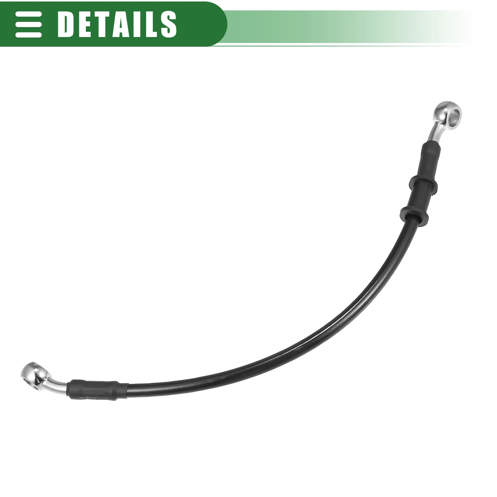 28° Braided Hydraulic Brake Hose – Brake Line Tools – Motorcycle Dirt Bike Motocross Brake Line Oil Hose – M10×1.25 – 30cm to 170cm – Black – from $18