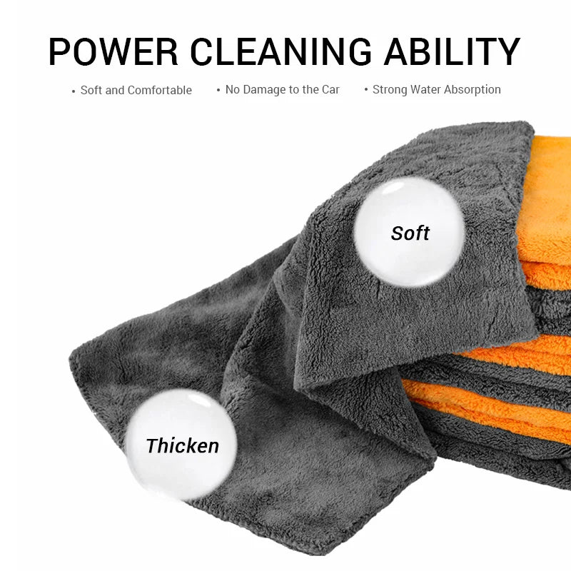 Microfiber Cleaning Cloth 1/3/6/9PCS, 40x40CM Extra Soft Wash & Drying Towels for Bike