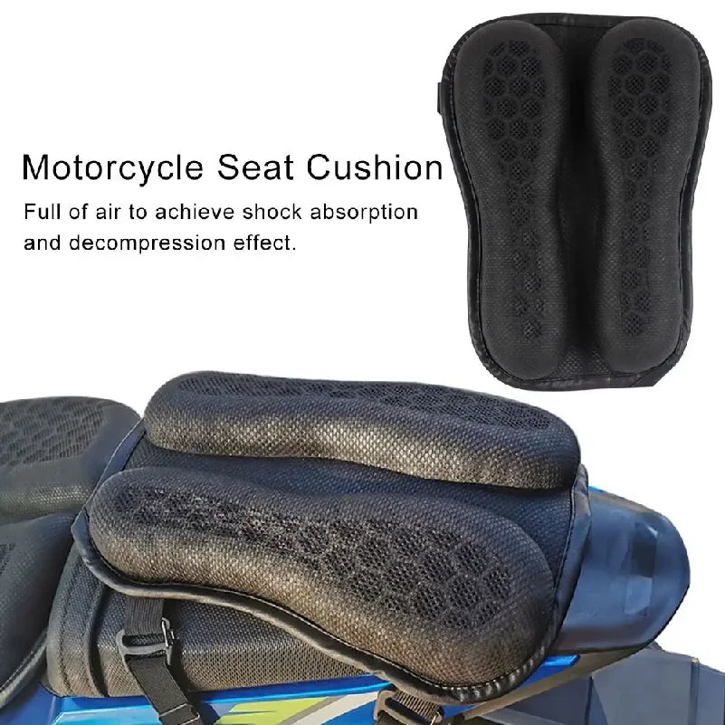 Motorcycle Seat Cushion – 3D TPE Gel Pad Anti-Slip Pressure Relief