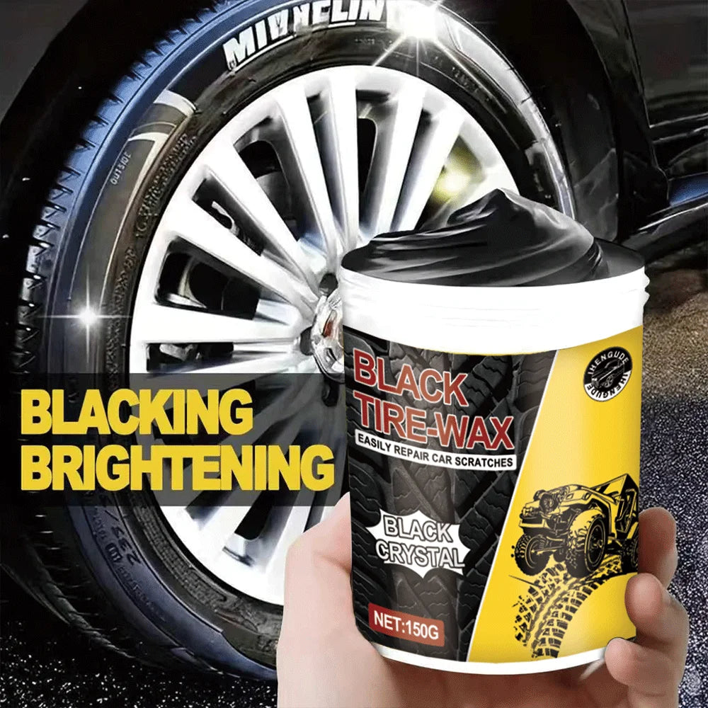 Tire Shine Spray & Dressing – High Gloss Black Tire Polish UV Protection Long-Lasting Coating – Restores Faded Tires – $16