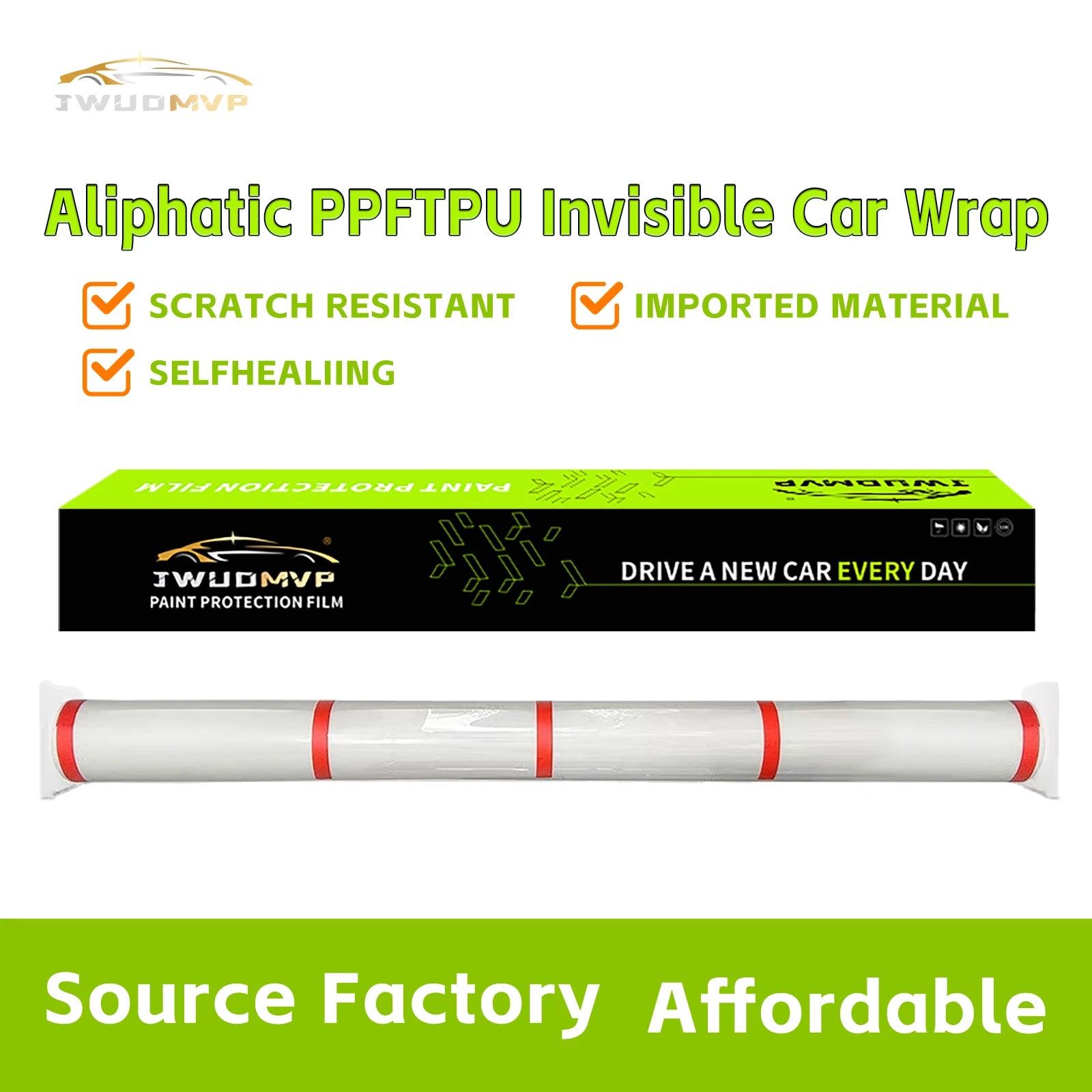 TPU PPF Bulk Roll 1.52×15m – Self-Healing Paint Protection Film – BASF / Covestro / Lubrizol – 7.5 / 8.5 / 10mil – Transparent / Gloss Black / Matte Black / Matte – $383–657