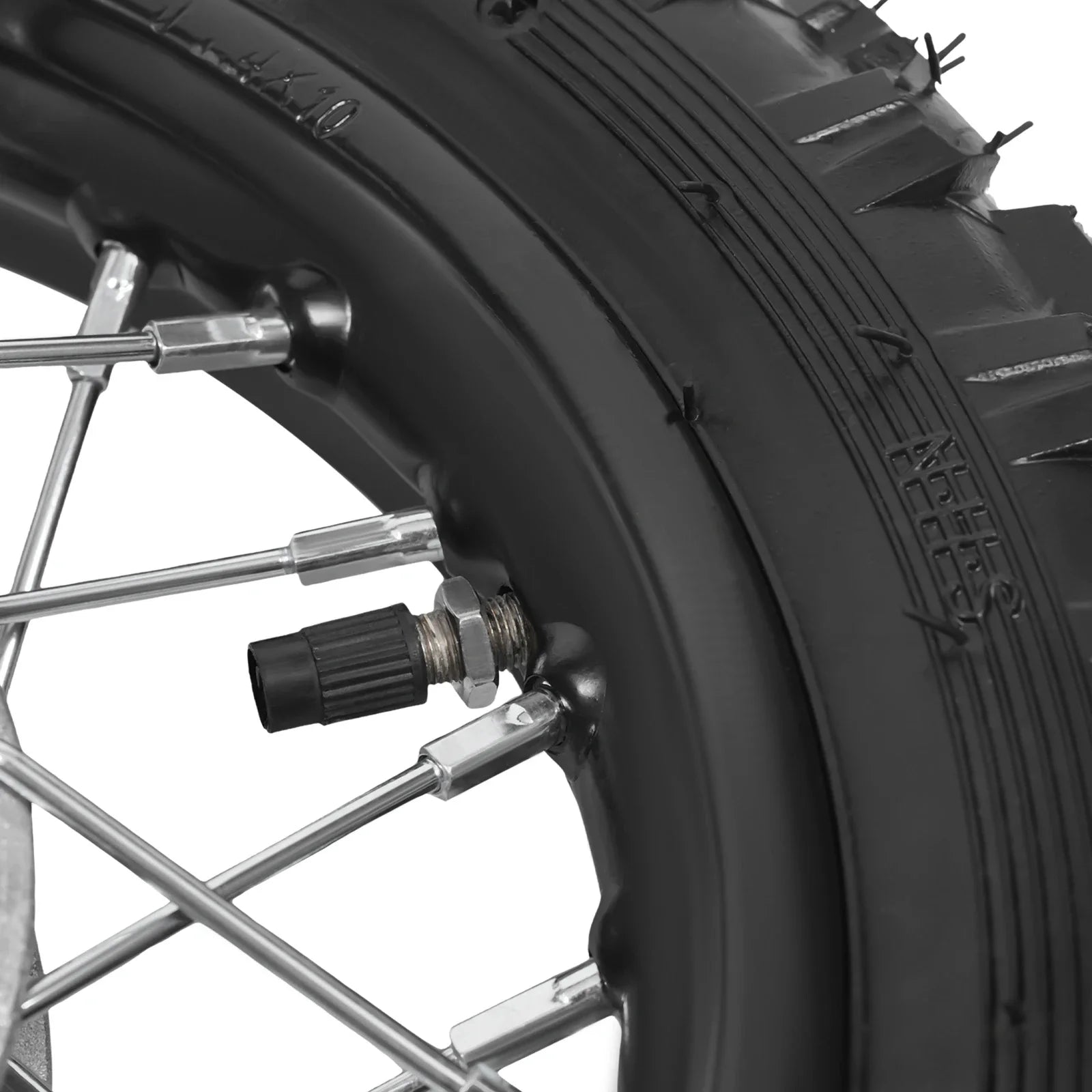 Dirt Bike Tires – 2.50-10 Front & Rear Wheel Rim Tire Set