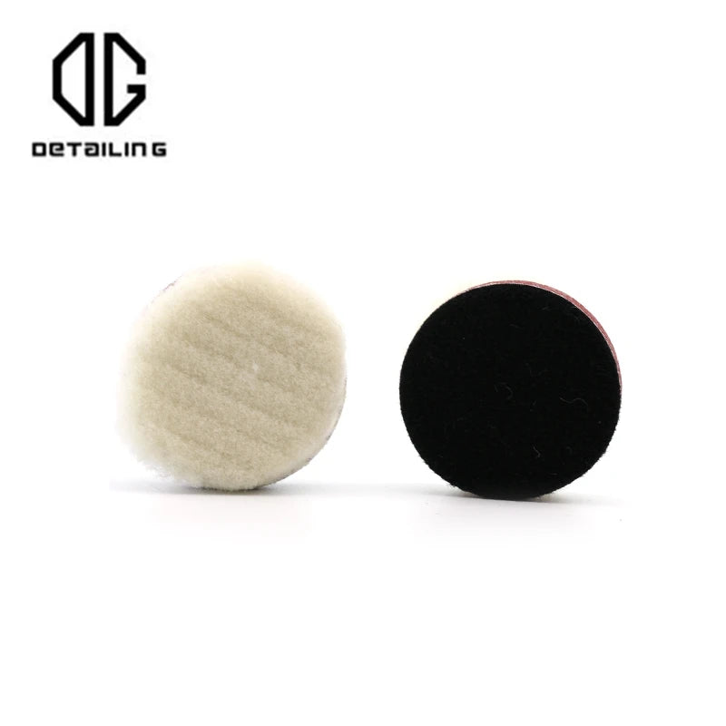 DETAILING 2-Inch Mini Foam & Wool Polishing Pad Kit – 9 / 12 / 29 Pcs – Cutting Polishing Finishing – Car Motorcycle Wheel Hub – Hook & Loop – $20–73