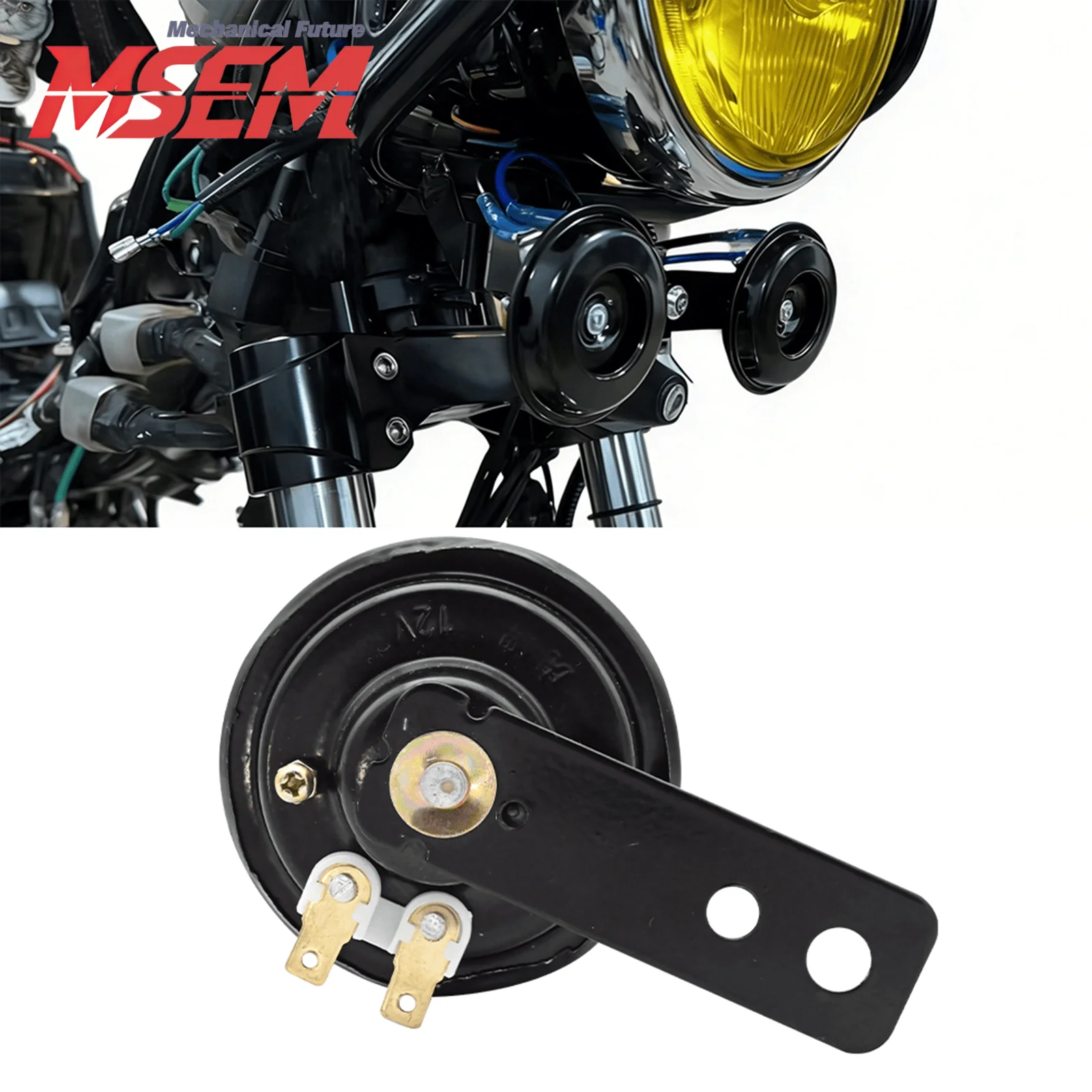 Motorcycle Horn – Universal Waterproof 12V 105dB Electric Horn
