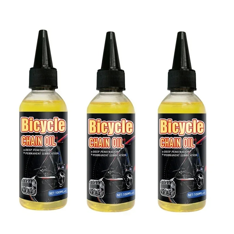 Bicycle & Motorcycle Chain Lube Dry Lube Oil – MTB Road Bike Mountain Bike Fork Flywheel Chain Cycling – 100ml / 200ml / 300ml – $12–20