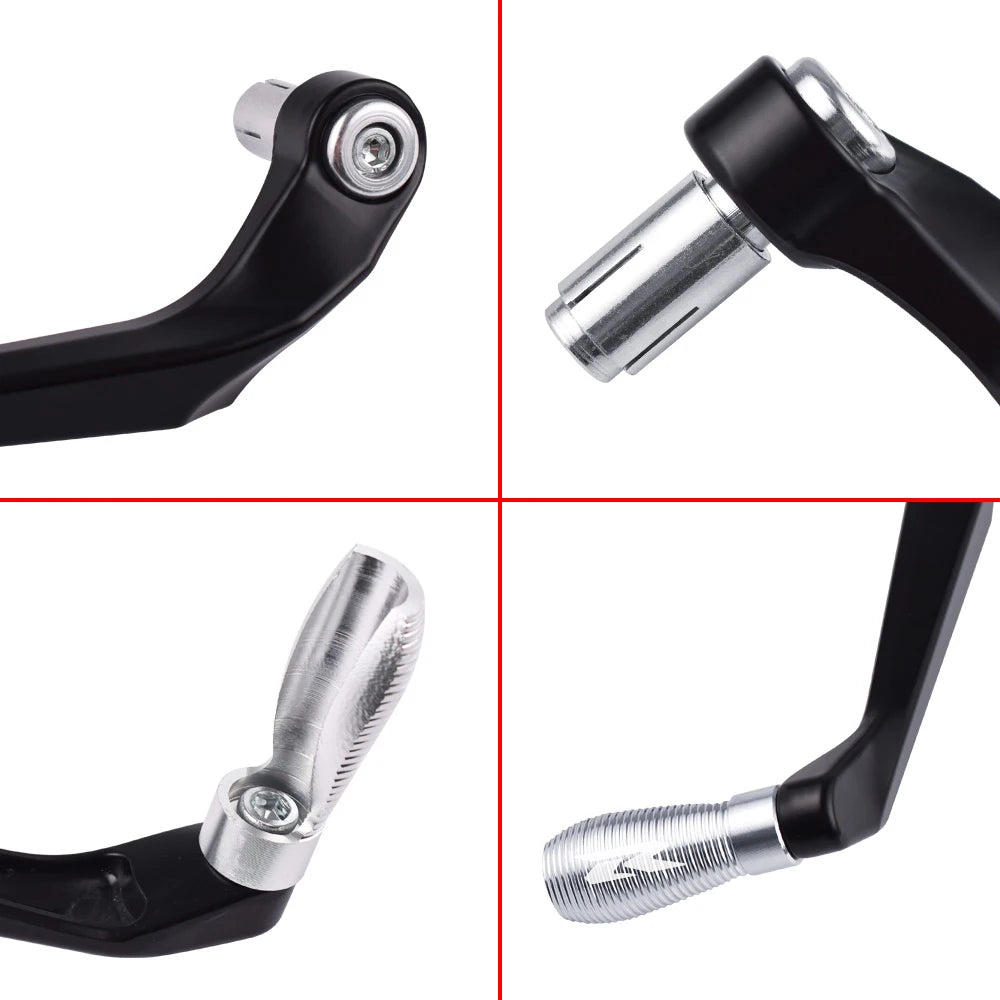 Suzuki GSXR 125/150/250/600/750/1000 / GSR 750/600/400 CNC Aluminum Brake & Clutch Lever Hand Guard Protector – R Logo – 7 Colors – 1 Pair – $20