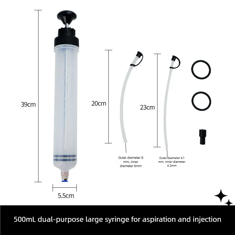 Manual Vacuum Oil Extractor Syringe with