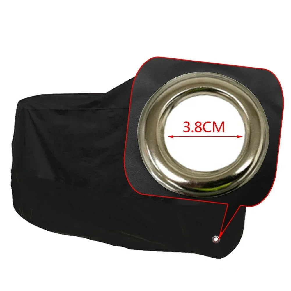 Motorcycle Cover for NMAX AEROX PCX MIO BEAT CLICK Waterproof Rain and Dust UV Cover – Polyester Taffeta PU Coating All Black Lock Holes Windproof Buckle Storage Bag M-XXXL