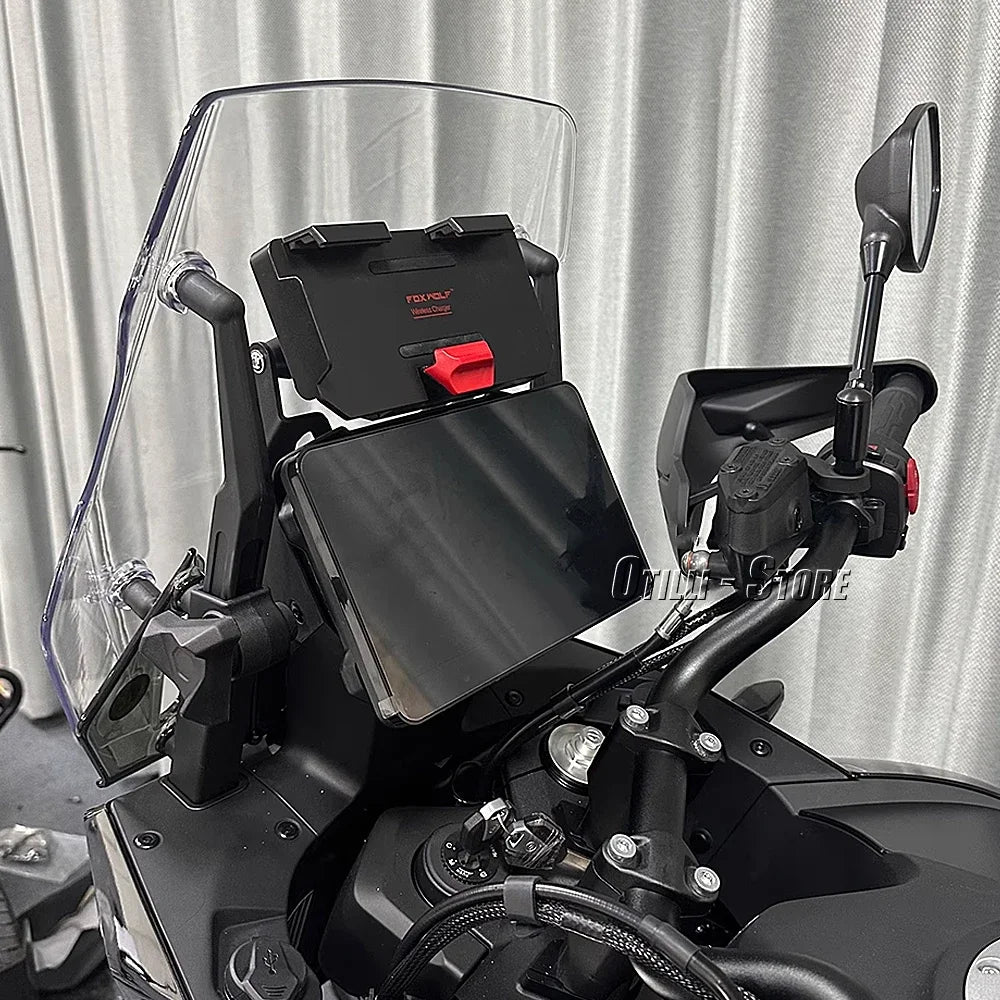 For CFMOTO 800MT 800mt 800 MT 2023 2024 2025 Motorcycle Front Wireless charging Mobile Phone Navigation Bracket GPS Mount