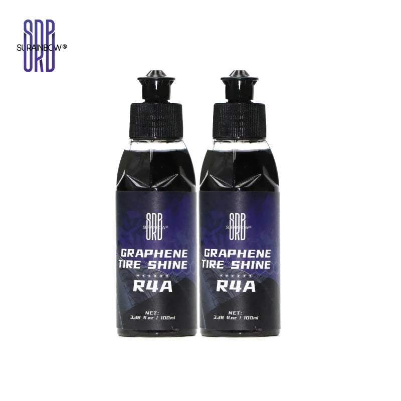 Graphene Acrylic Tire Shine Spray Coating – No Sling Long-Lasting Deep Black UV Protection Dirt Repellent – 100ml / 473ml – $10–42