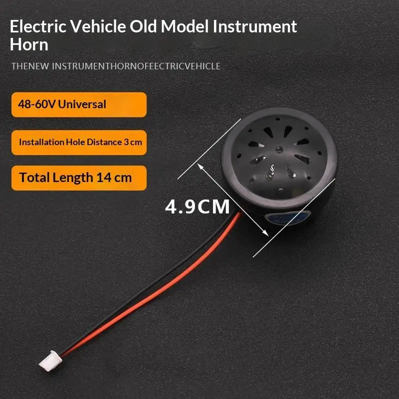 Motorcycle Horn – 48V/60V E-Bike Instrument Kit