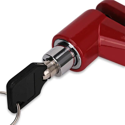 Motorcycle Lock Security Anti-Theft Bicycle Motorcycle Disc Brake Lock Riding Equipment Accessories – 5mm Lock Rod – Metal ABS – 0.115kg – With or Without Rope – Blue Black Red