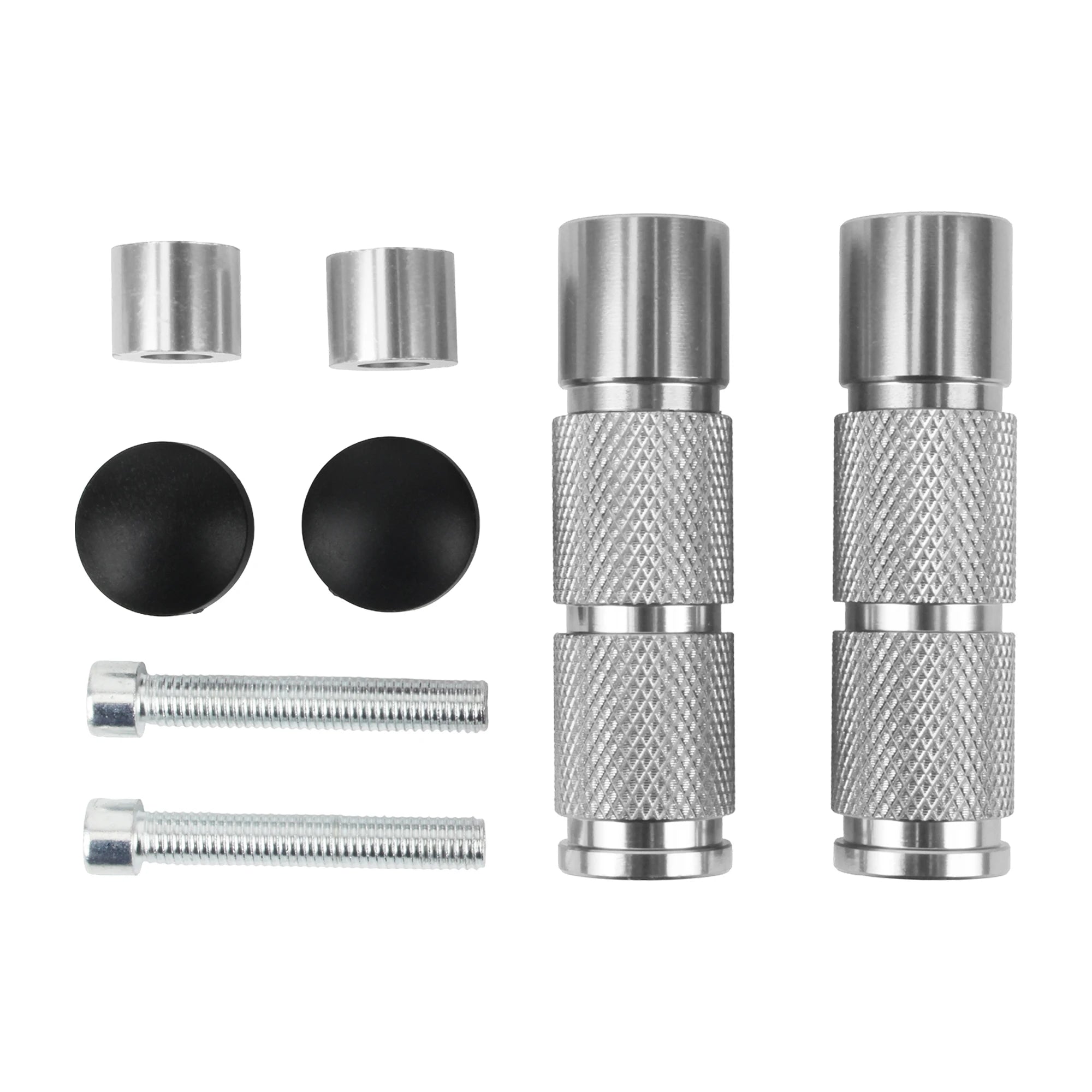 Universal M8 CNC Aluminum Motorcycle Foot Pegs – Kawasaki / Honda / KTM / Yamaha / Suzuki / ATV / Scooter / Motocross – 6 Colors – 90mm – $24