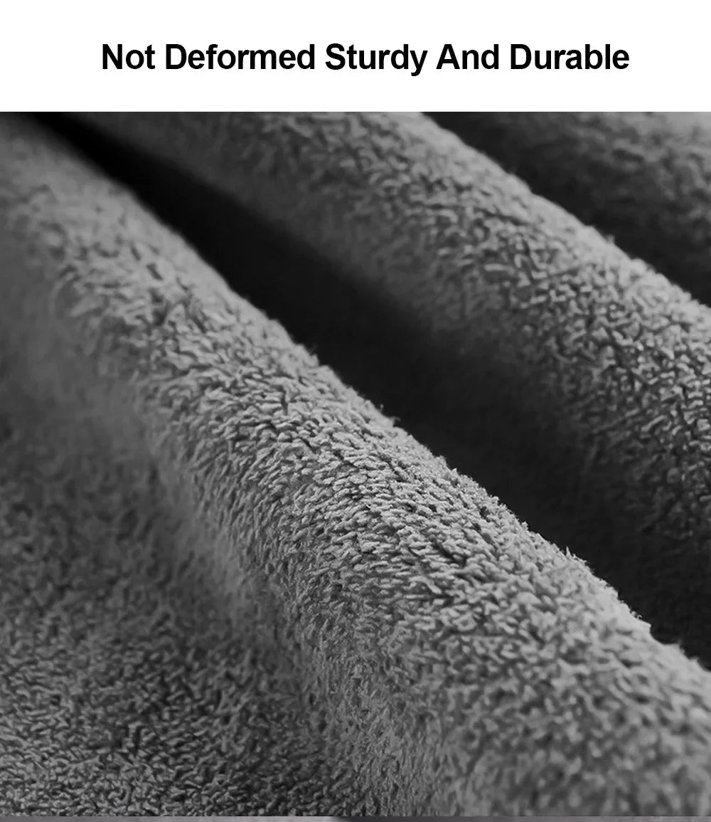 Thickened Yellow Microfiber Car Wash