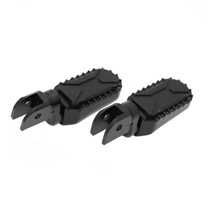BMW F750GS F850GS F850GS Adventure 2018–2023 Adjustable Front & Rear Foot Pegs – Aluminum + Rubber – Silver or Black – Fixed or 360° Adjustable – $77–$97