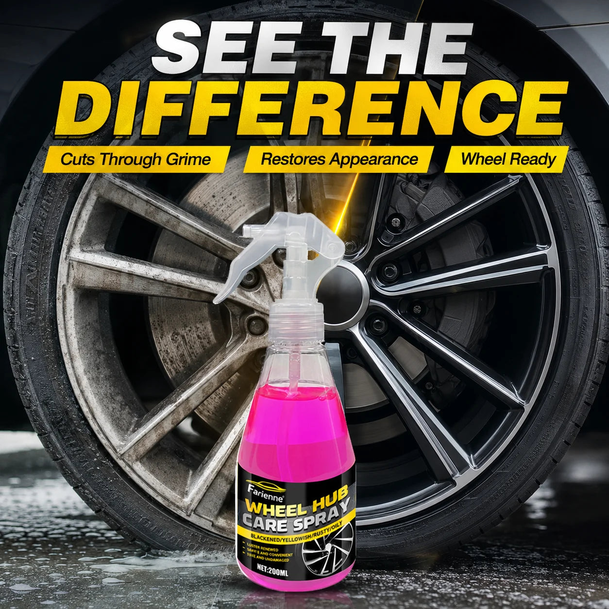 FARIENNE Wheel Rust Remover and Iron