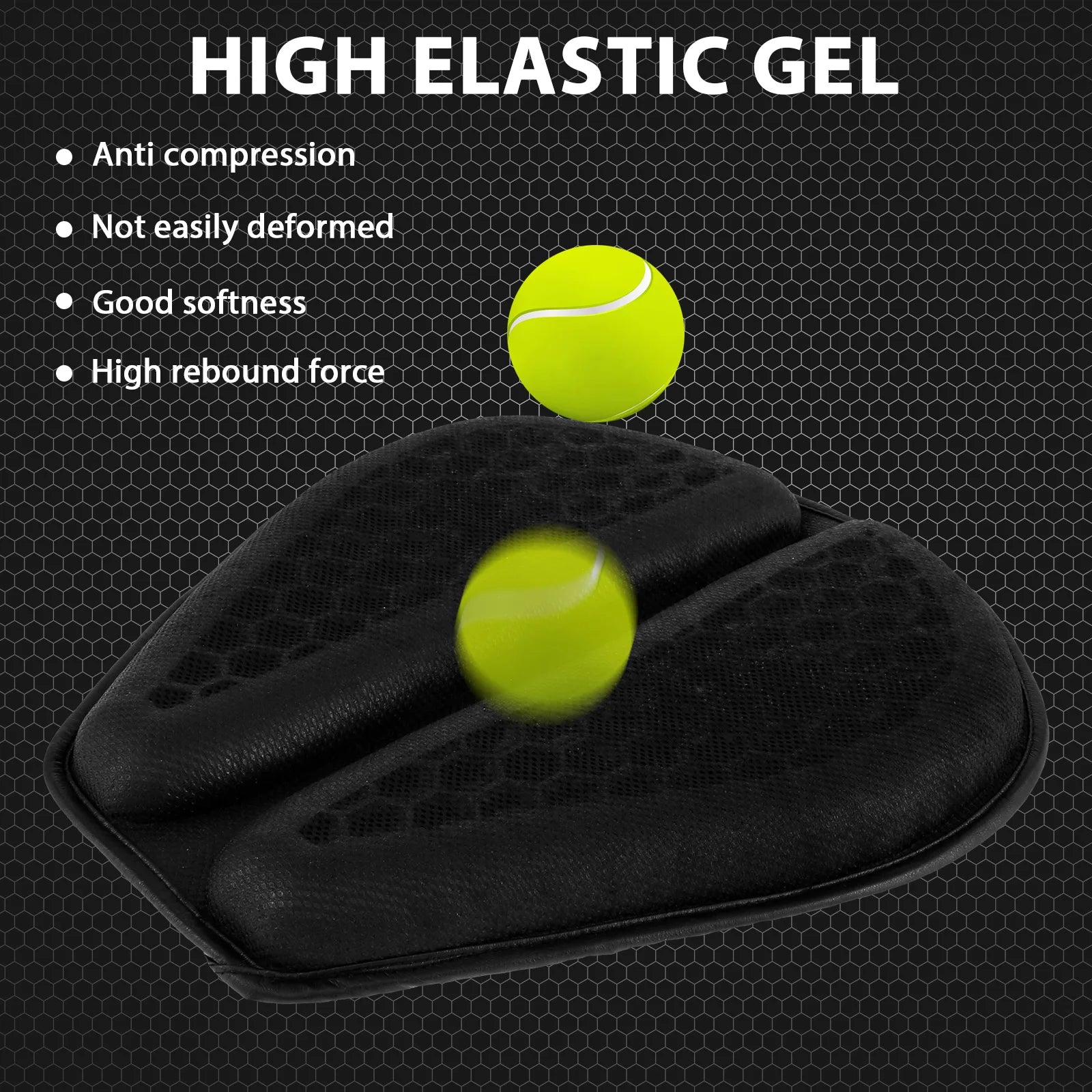 Motorcycle Seat Cushion – 3D Honeycomb Gel Pad Anti-Slip