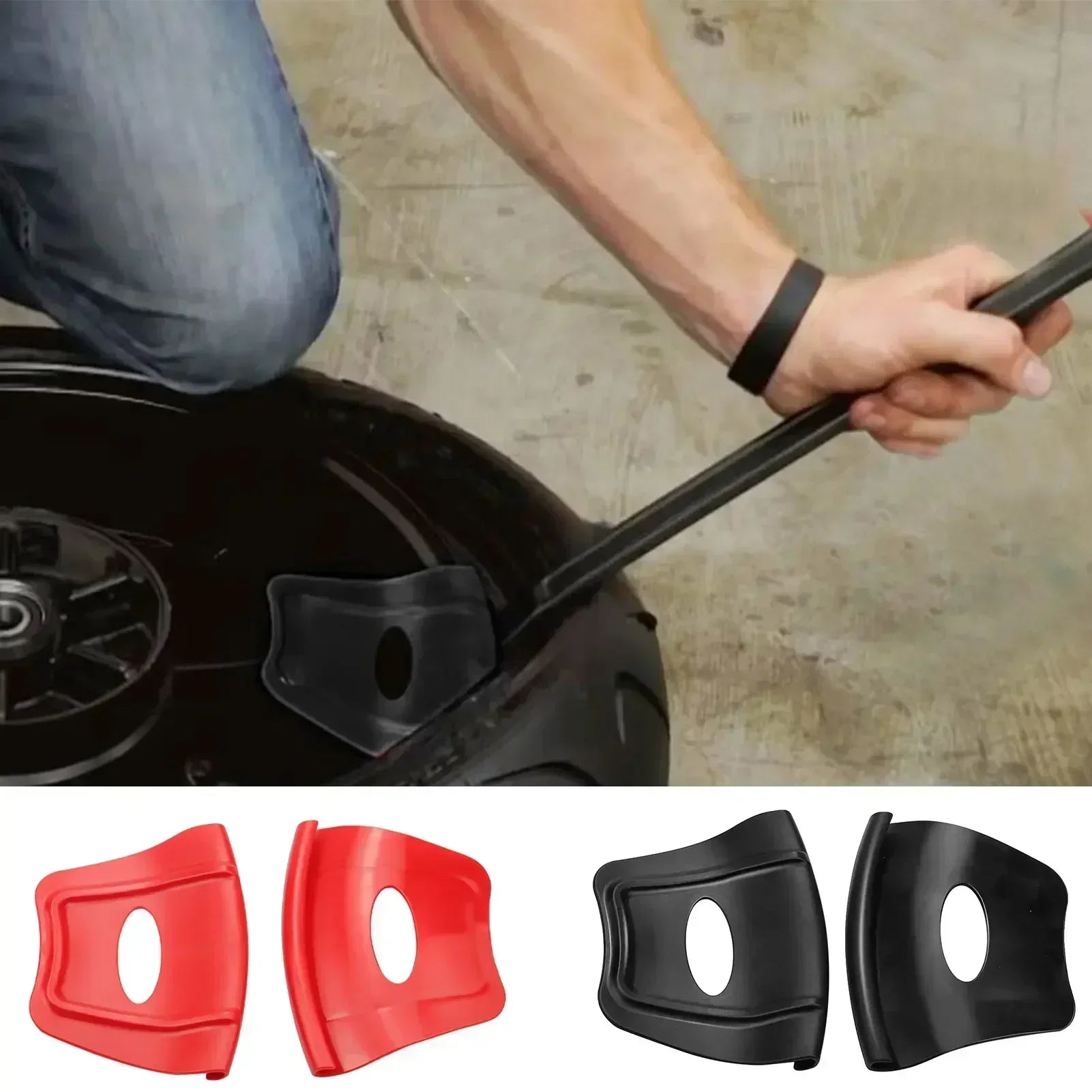 ABS Rim Protector & Tire Iron Lever – Motorcycle ATV Four-Wheel – 1pc / 1pair / 3pcs / Set A / Set B – $16