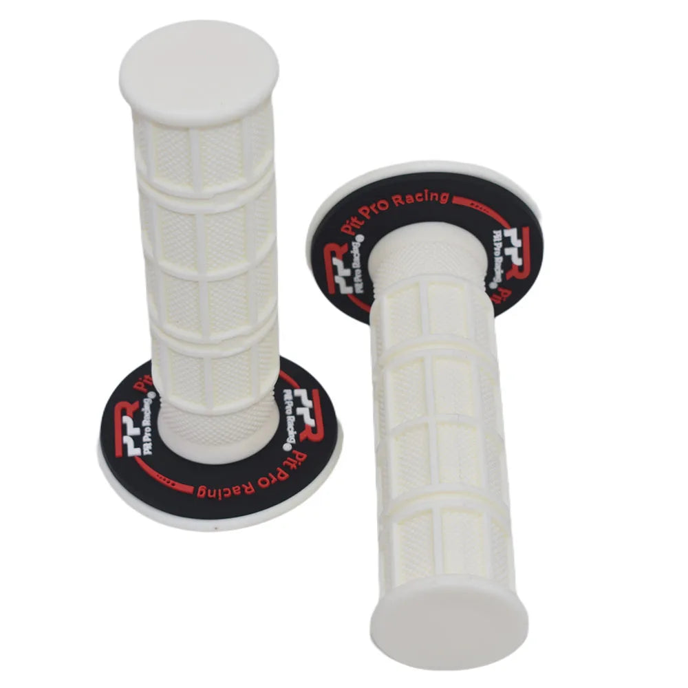 Pit Pro Racing Dirt Bike Handlebar Grips Colourful Soft Rubber Left 22mm Right 24mm Universal Anti-Slip Racing Grips for Pit Bike Motocross ATV Motorcycle – 21 Colors Ships from US/AU/DE (1 Pair)