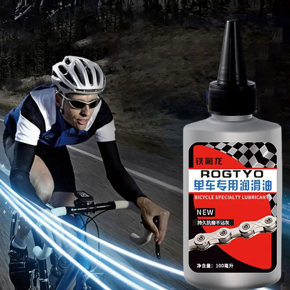 Teflon Dry Lube Chain Oil 100ml – MTB Road Mountain Bike – Fork Flywheel Chain Brake – Dust-Proof Waterproof Anti-Rust Anti-Wear – $12