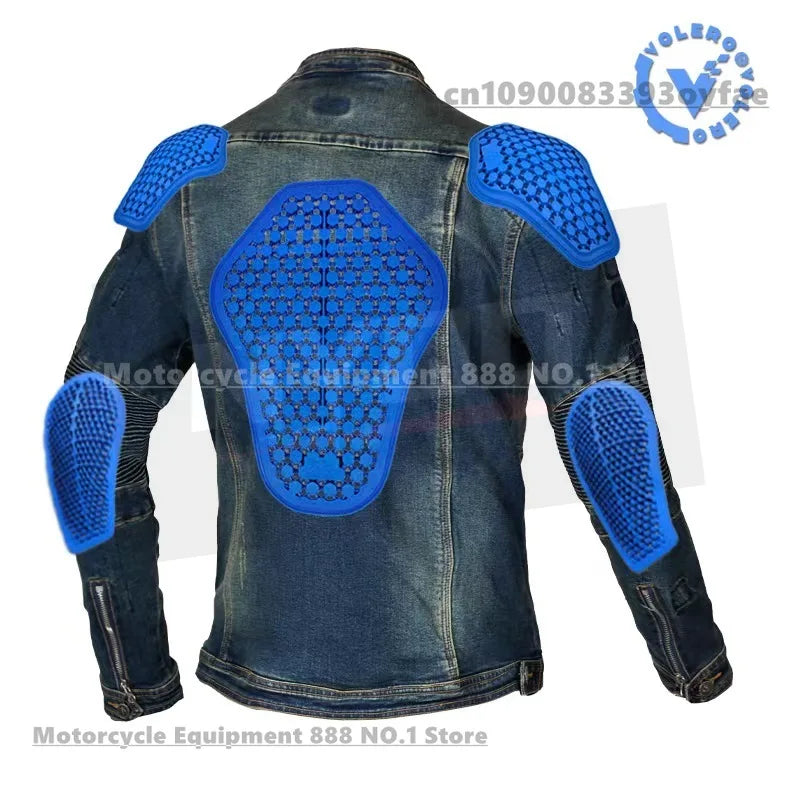 Protective Motorcycle Denim Jacket