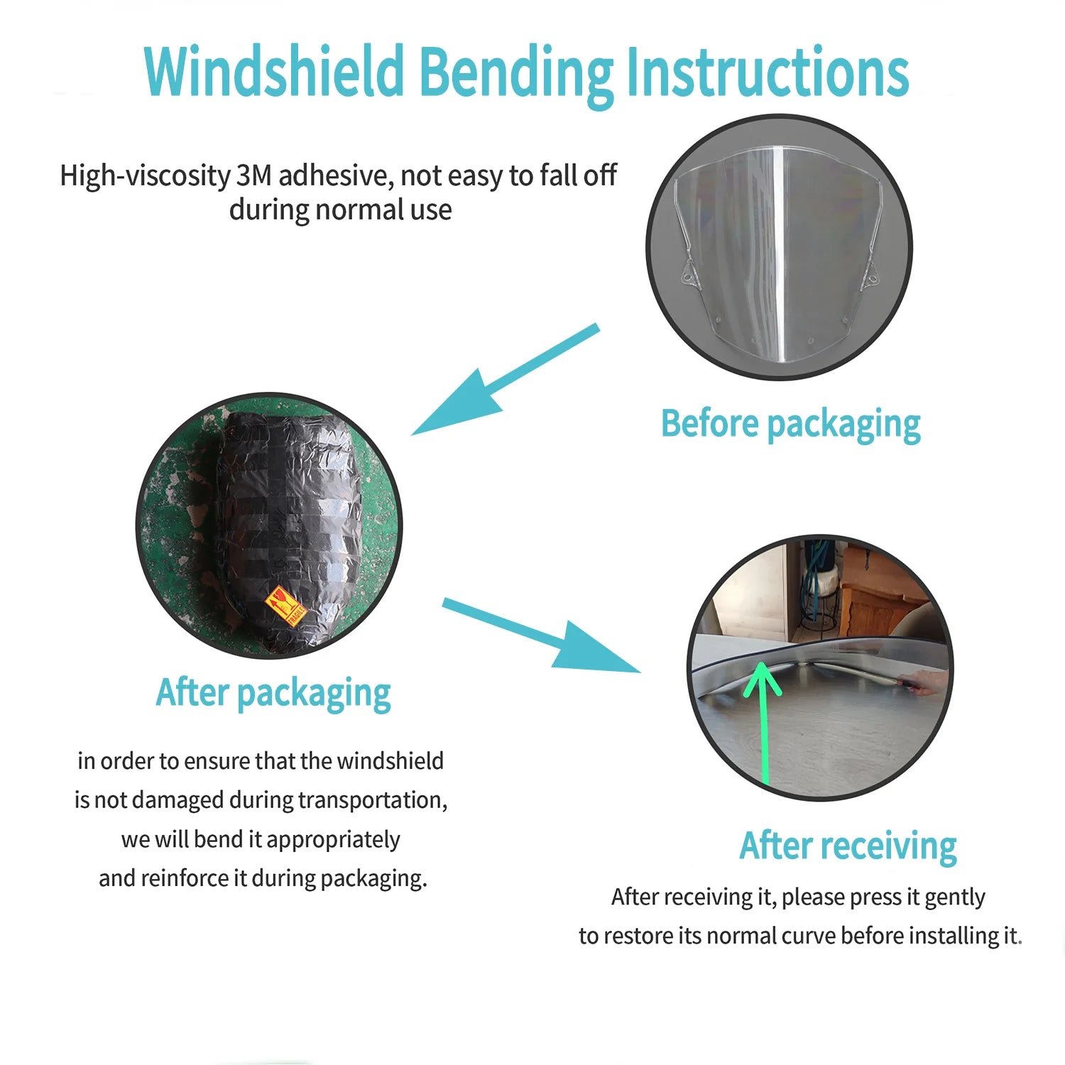 Motorcycle Windshield – Visor Wind Deflector for Honda X-ADV 750