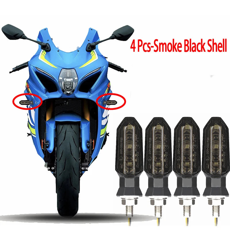 LED Turn Signal Bulbs – 8mm Mini Flashing Motorcycle Indicator Lights