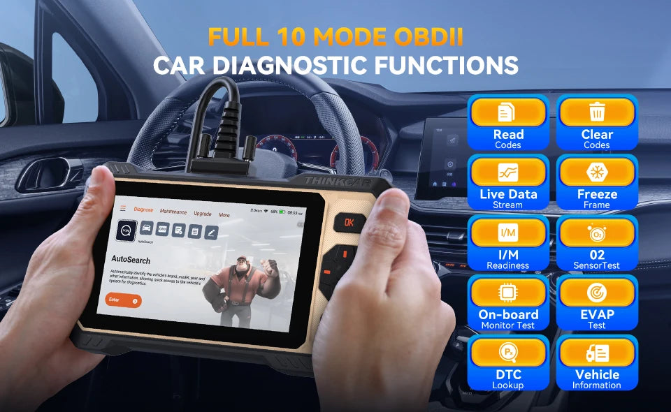 THINKCAR ThinkScan 662 Bi-Directional OBD2 Scanner – 12 Resets + CAN FD + FCA SGW – 153+ Brands – Lifetime Free Update – $300