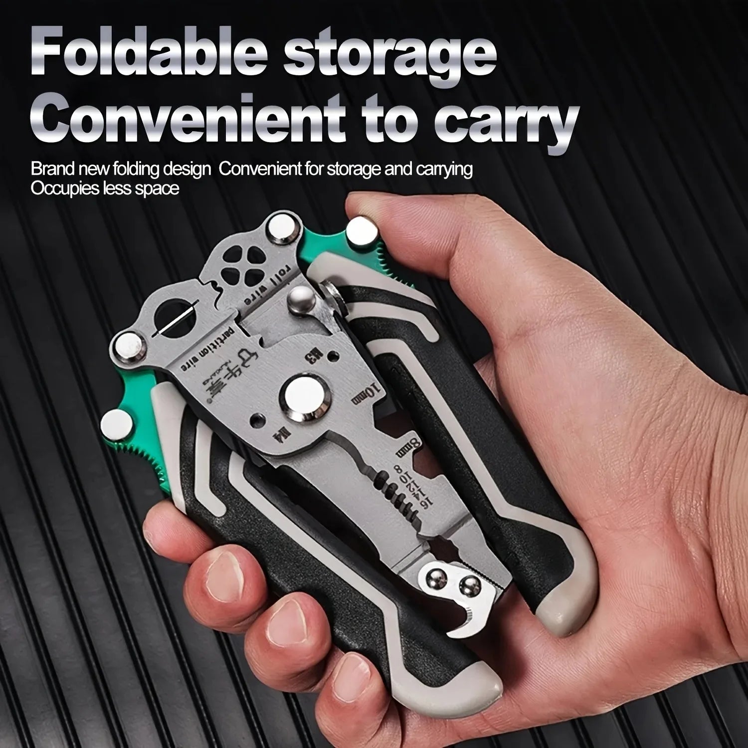 NIUXIANG Multifunctional Foldable Wire Stripper Crimper Cutter Pliers – Motorcycle Electrical Circuit Repair – $9