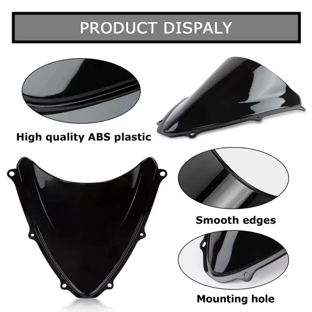 Motorcycle Windshield – Double Bubble for Suzuki GSXR600/GSXR750 K6/K7