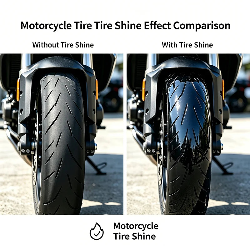 Tire Shine Coating Spray – Waterproof Anti-UV Anti-Crack Dust Repellent Gloss Renovator – Tire Plastic Leather – $12–25
