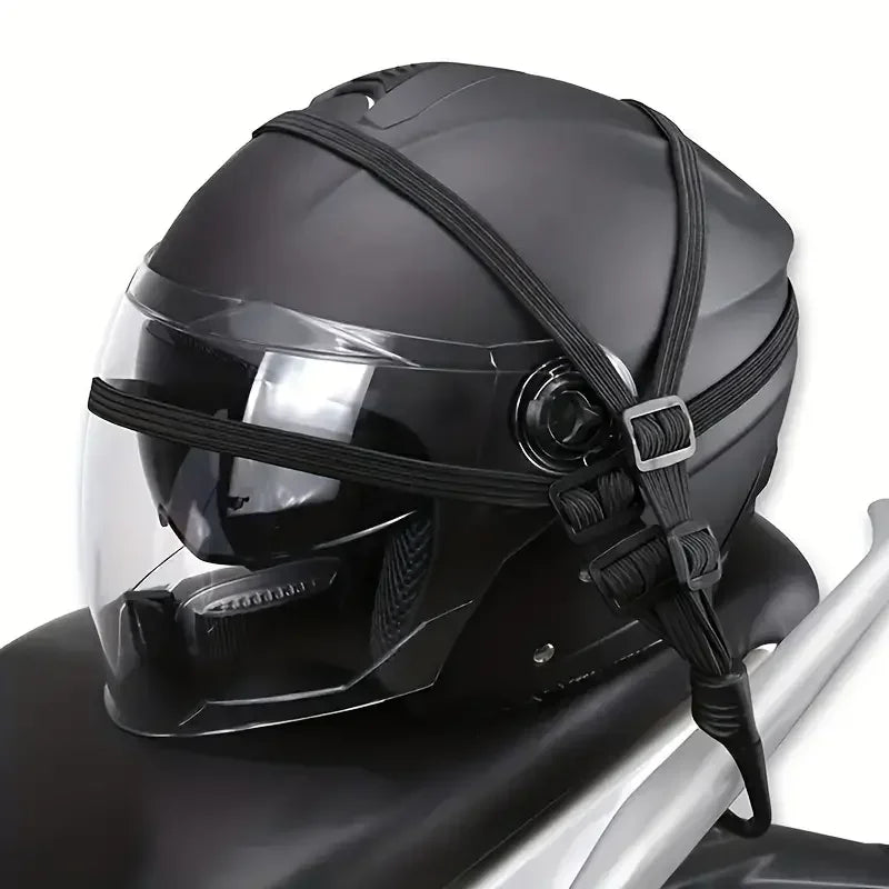 Bungee Straps – Adjustable Elastic Motorcycle Helmet & Luggage Strap
