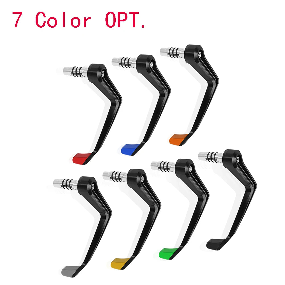 Universal 7/8" 22mm Handlebar Brake & Clutch Lever Guard – CNC Aluminum – Kawasaki / Honda / Yamaha / BMW / Suzuki / Ducati – 7 Colors – $42–$47