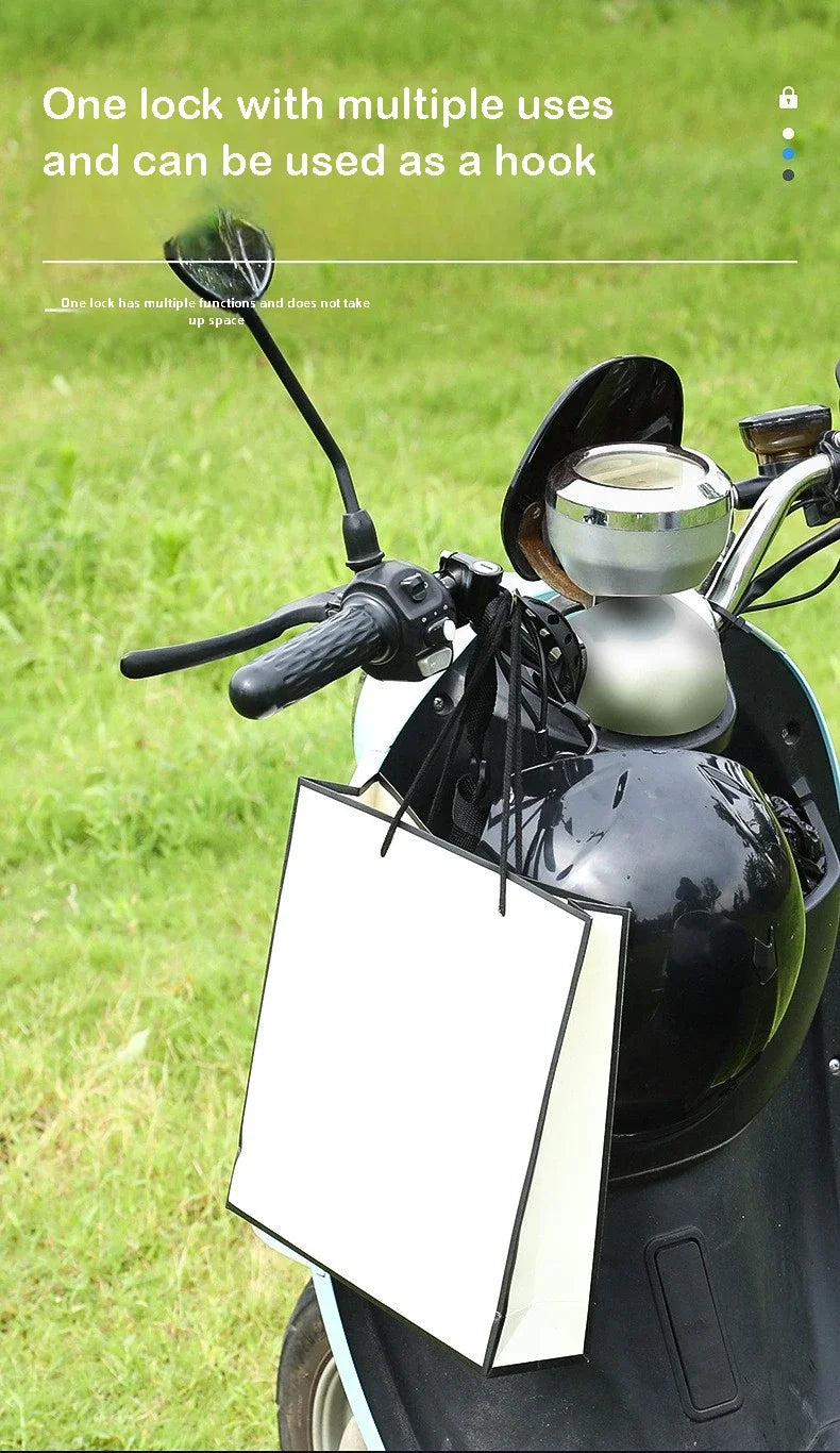 Motorcycles Helmet Lock Anti-theft Helmet Lock Handlebar Mount Motorcycle Electric Motorbike Security Lock Accessories