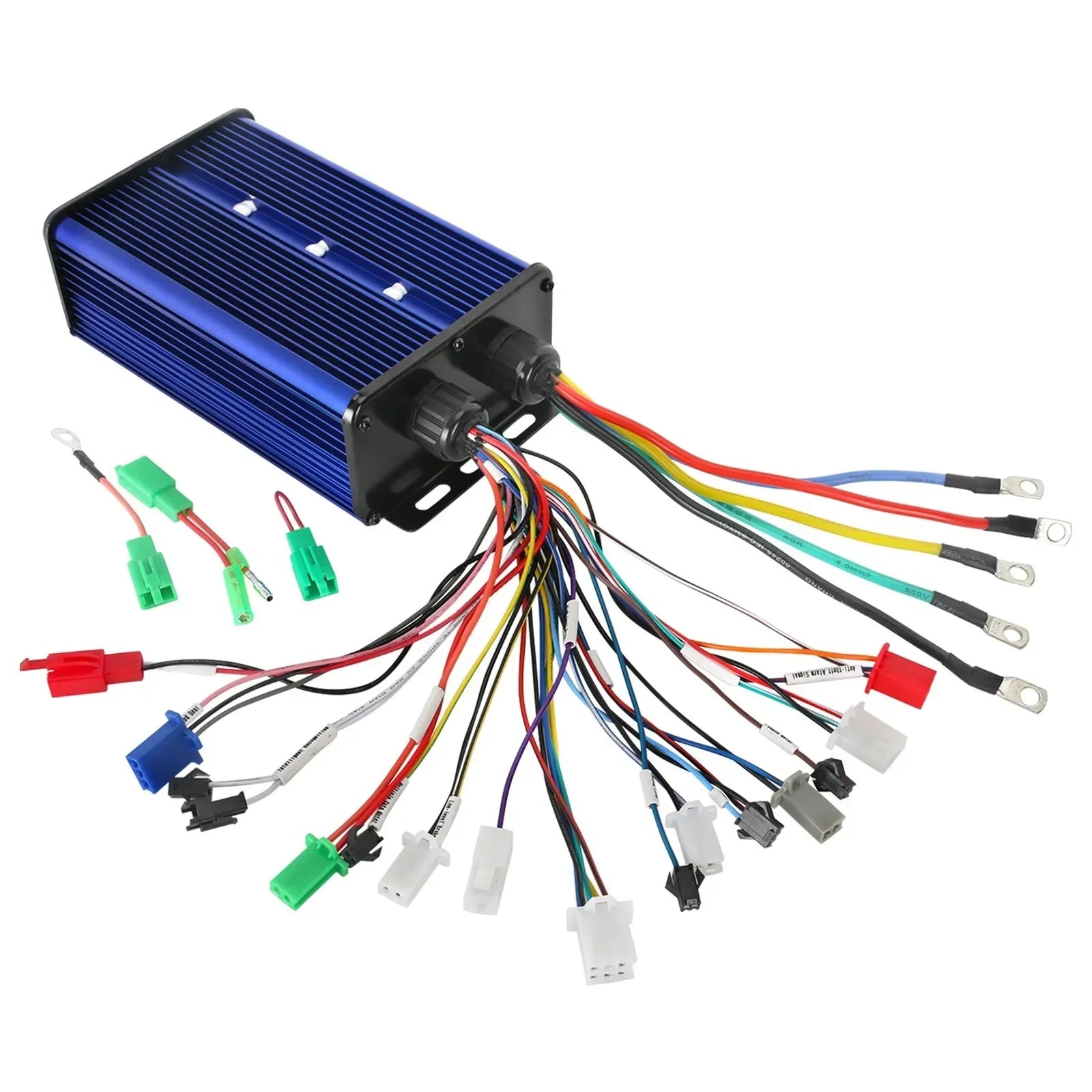 36V/42V/48V/52V/58V/60V/64V/72V/84V  60A Brushless Motor Controller Display Wiring Electric Bike Scooter Go Kart Parts