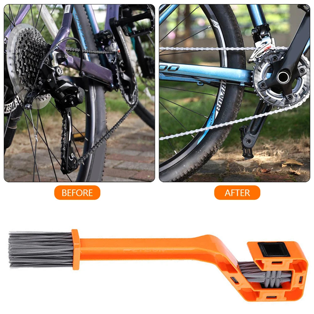 Motorcycle and Bicycle Chain Cleaning