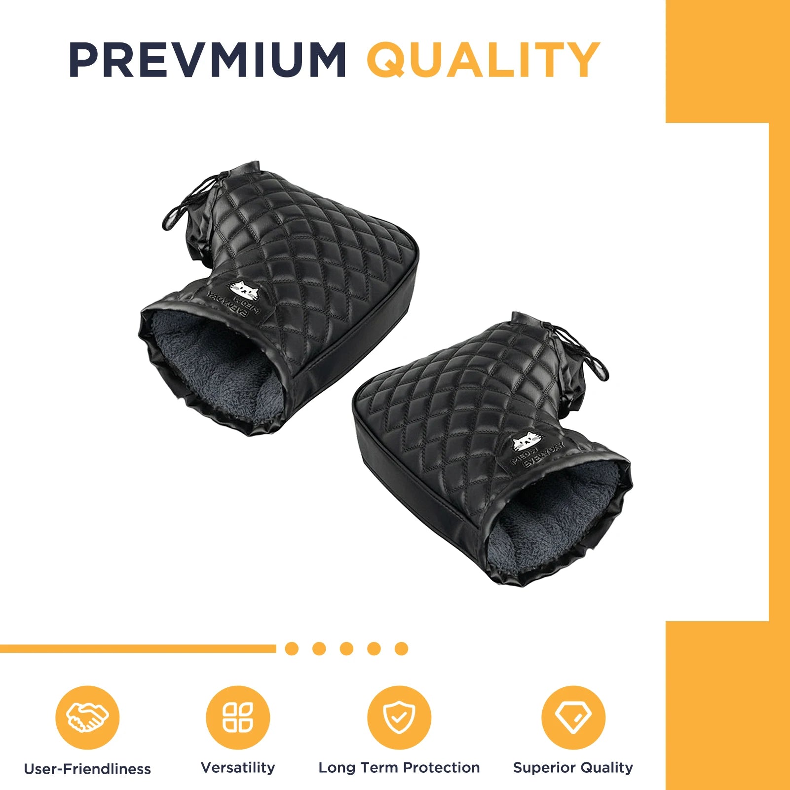 Fleece Handlebar Muffs – Windproof Warm