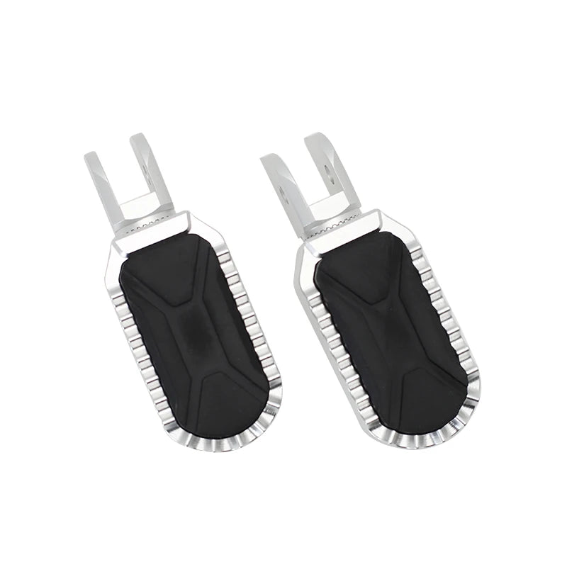 BMW F750GS F850GS F850GS Adventure 2018–2023 Adjustable Front & Rear Foot Pegs – Aluminum + Rubber – Silver or Black – Fixed or 360° Adjustable – $77–$97
