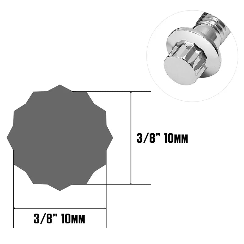 Motorcycle 2pcs 10mm M10x1.5 Metric Front Brake Caliper Bolts Kits For Harley Models Sportster Softail Touring Road King Glide