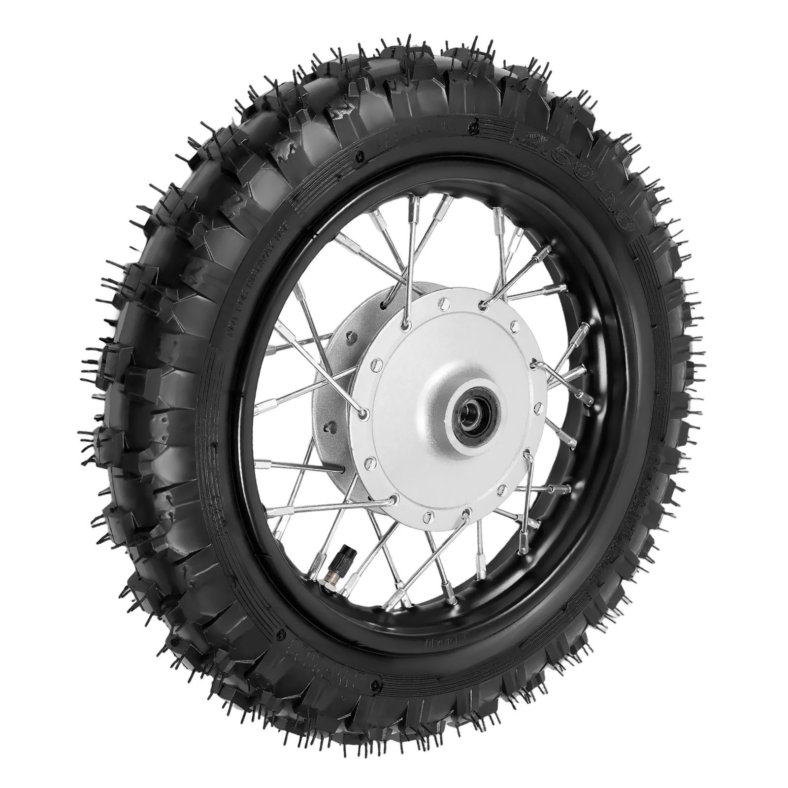 Dirt Bike Tires – 2.50-10 Front & Rear Wheel Rim Tire Assembly