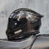 Carbon Fiber Helmets – ORZ Full Face Motorcycle Helmet, Color Visor, DOT Approved, All-Season