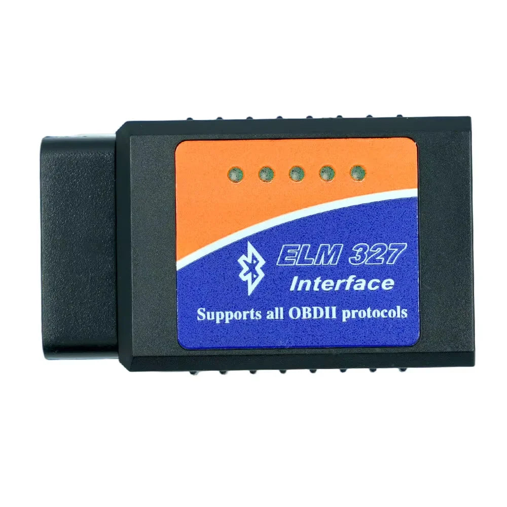 Mini ELM327 OBD2 Scanner – Bluetooth V2.1 / V1.5 / WiFi – Check Engine Code Reader – Car + Motorcycle Fault Detector – $12