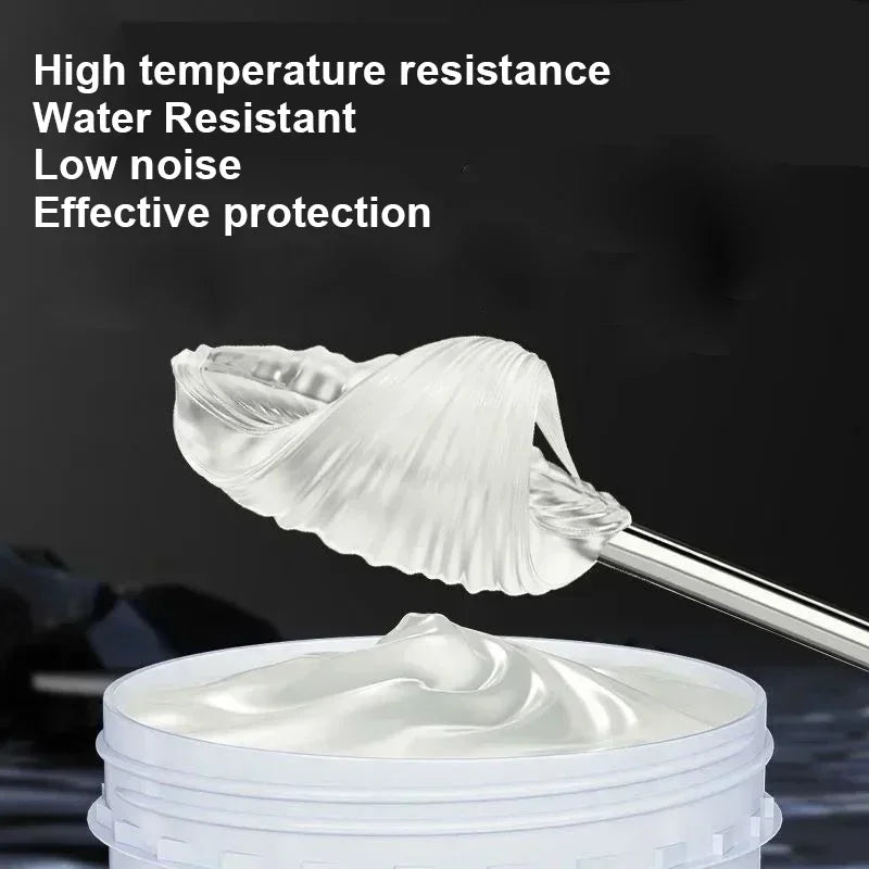 100g White Multipurpose Grease Lubricant – Car Door Hinge Sunroof Track Seat Rail Trunk Lock – Anti-Noise Anti-Rust Anti-Wear – Grease / Grease+Brush / Grease+Brush+Towel – $15
