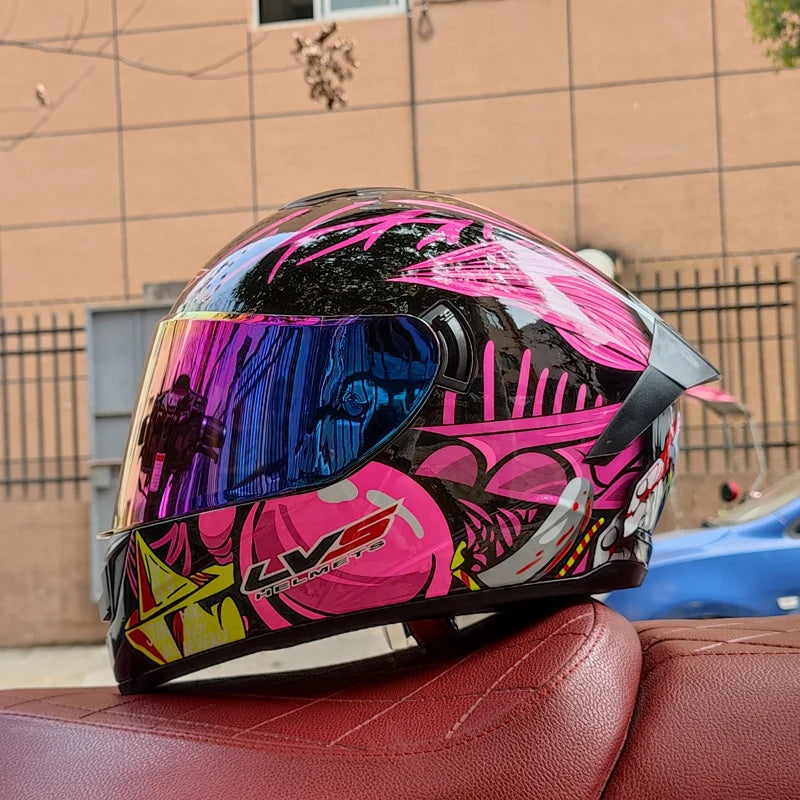 Winter Warm Full Face Helmet with Double Visor
