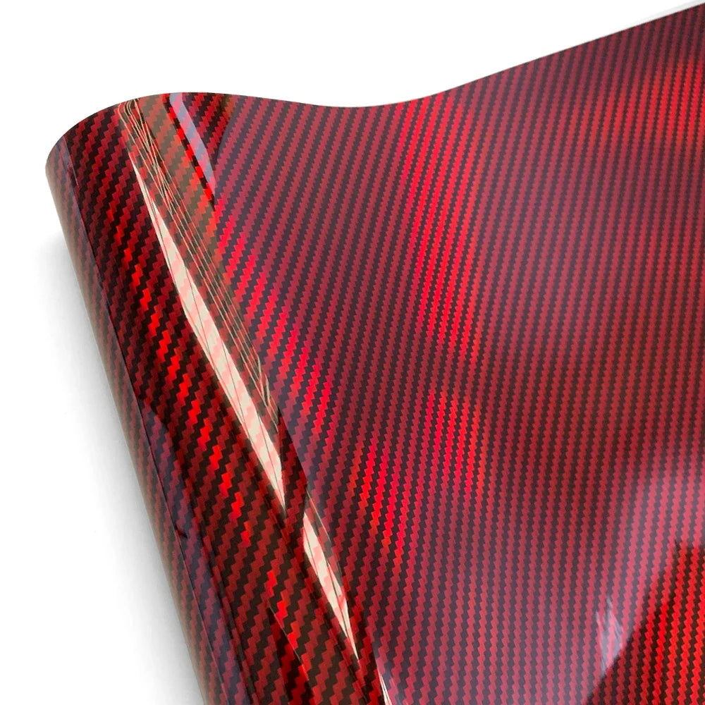 Decorative Vinyl Wrap Film 150cm – Python Camouflage / Carbon Fiber / Auroral Red / Matte Dark Red – Anti-Scratch Waterproof Self-Adhesive PVC – Car Motorcycle Helmet – 10–50cm Wide – $7–46