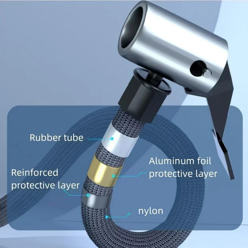 Portable Air Compressor – Electric Tire Inflator for Car, Motorcycle & Bicycle