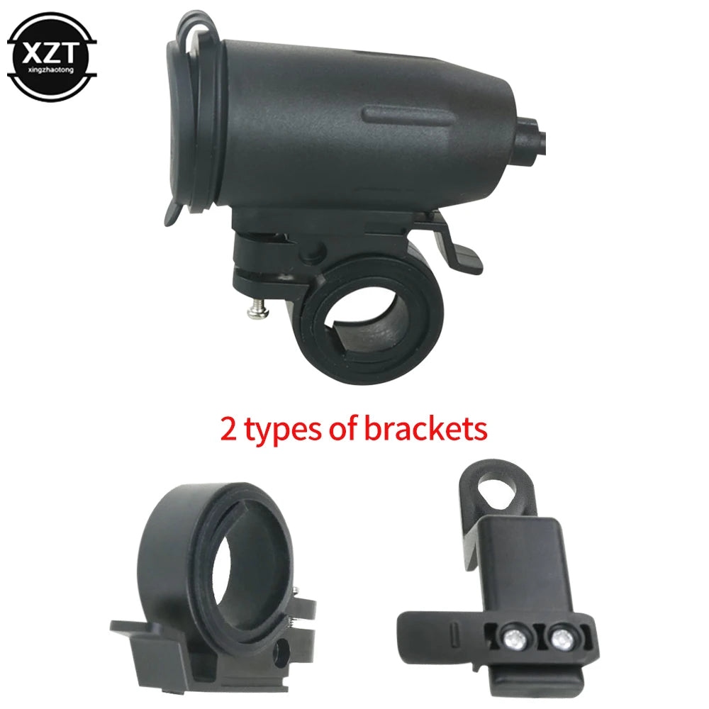 12–24V Motorcycle Dual USB Fast Charger – PD + QC3.0 Handlebar Charging Socket with Switch