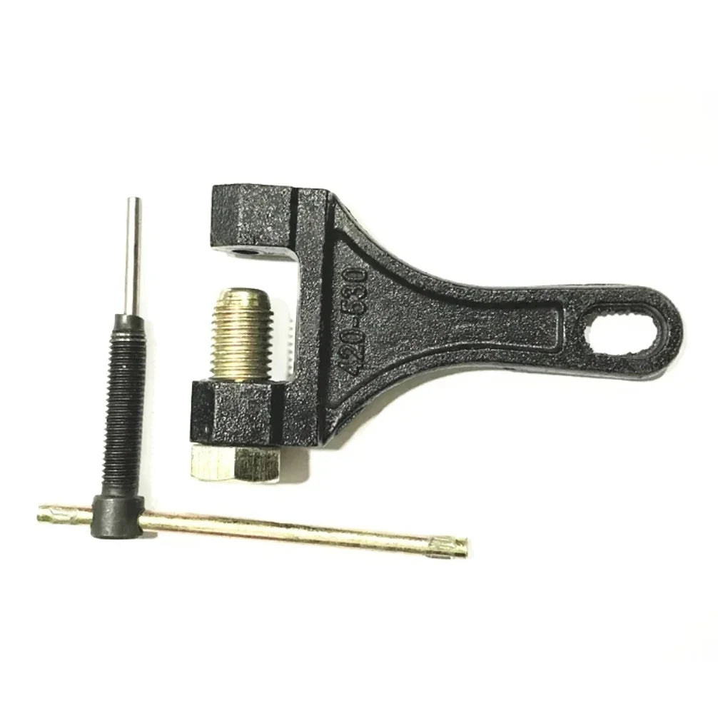 Motorcycle Chain Breaker & Link Separator Tool – 420 / 428 / 530 Chains – High Carbon Steel – ATV / Mower – $24